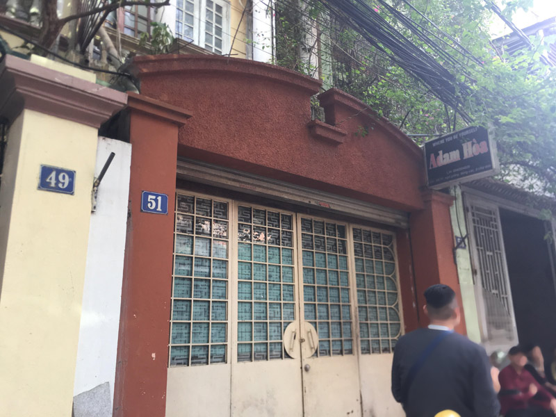 Cơ sở massage của Hòa ở ngõ Giếng (Hà Nội).