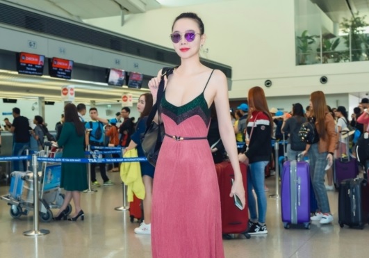 Á Hậu Dương Yến Ngọc lặng lẽ lên đường thi sắc đẹp quốc tế