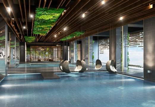 Bể bơi 4 mùa chuẩn Olympic của Sun Grand City Thuy Khue Residence.