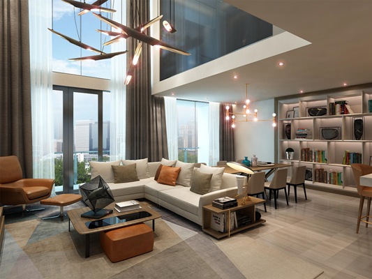 Thiết kế căn hộ Sun Grand City Thuy Khue Residence