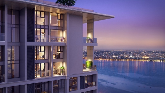 Toàn cảnh dự án Sun Grand City Thuy Khue Residence