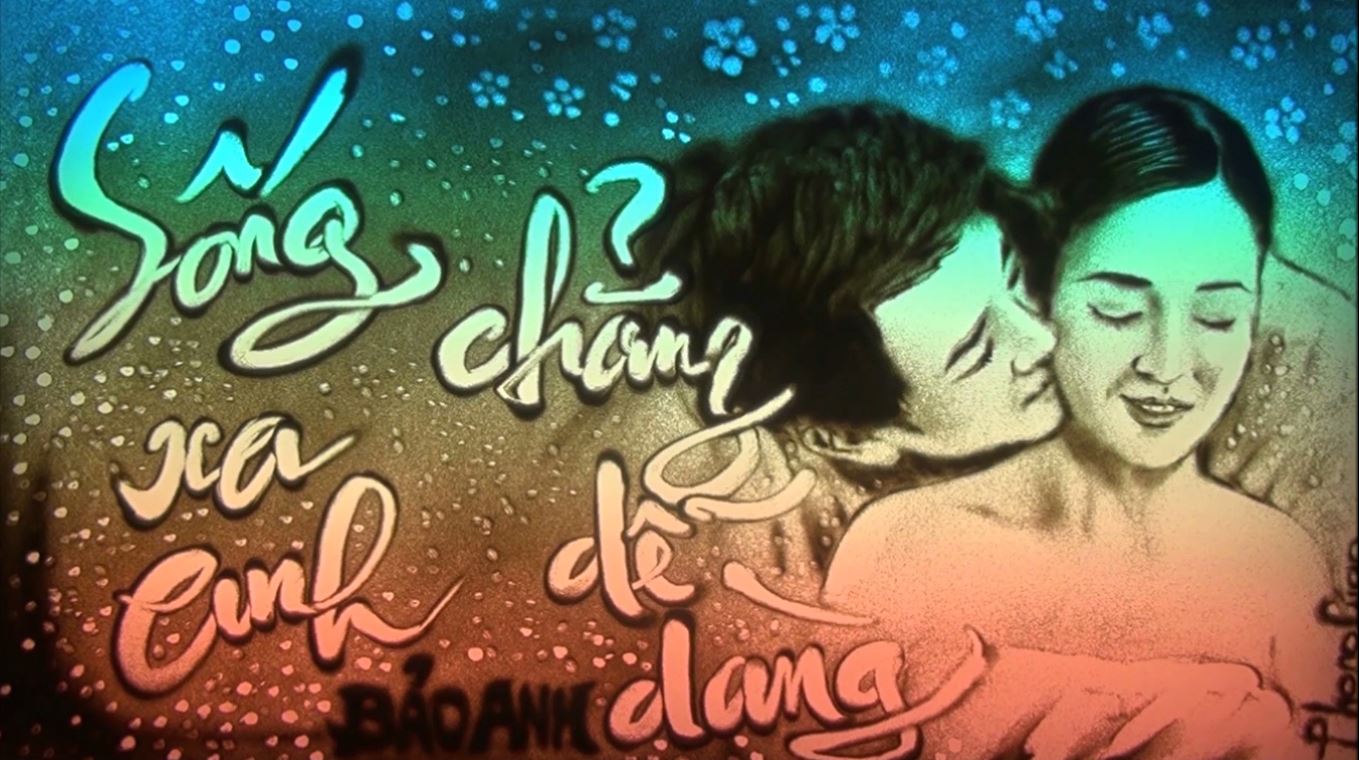MV &quot;Sống xa anh chẳng dễ dàng&quot; được thực hiện bằng tranh cát