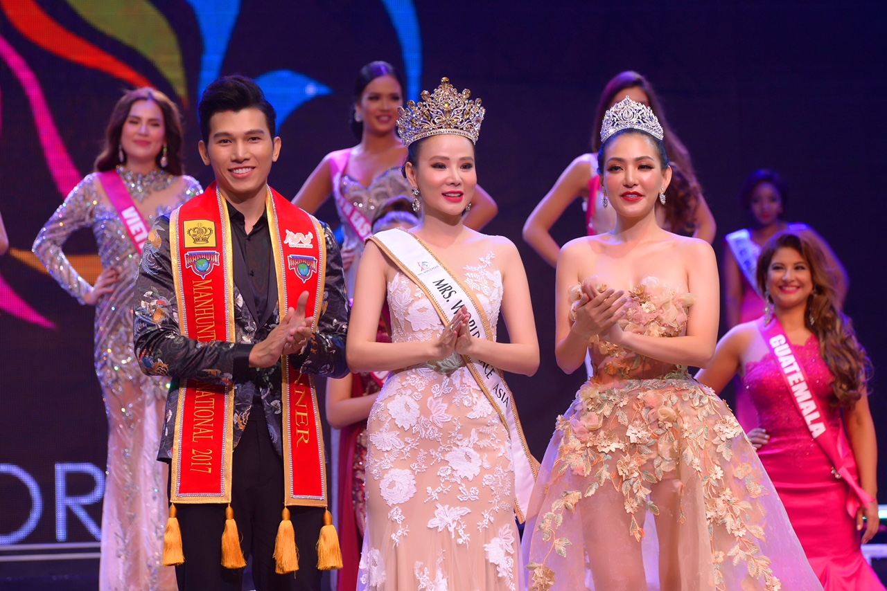 Dương Yến Ngọc đăng quang Hoa hậu Quý bà 2017