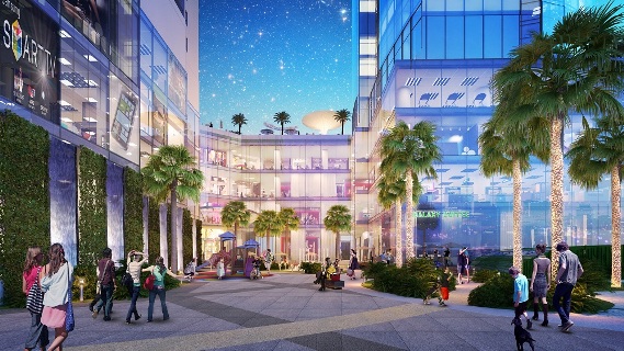 Khu phức hợp văn phòng, căn hộ và vui chơi giải trí sôi động FLC Twin Towers