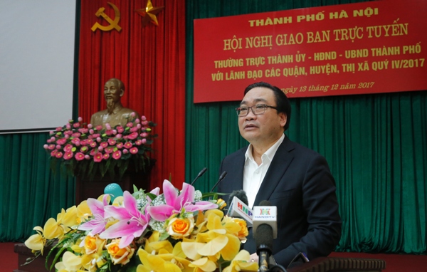 Bí thư Thành uỷ Hà Nội Hoàng Trung Hải