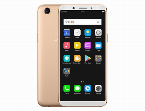 Oppo F5 (6,99 triệu đồng). Đây là một chiếc smartphone dành cho những người dùng thích chụp ảnh “tự sướng”. Máy có camera trước 20 MP, camera sau 16 MP sắc nét với đầy đủ chế độ chụp ảnh: HDR, panorama… “Chuyên gia” selfie này nổi bật với màn hình tràn cạnh thời trang và camera tích hợp trí tuệ nhân tạo AI để càng chụp càng đẹp. Máy có kích thước màn hình 6-inch với tỉ lệ 18:9 mới cùng độ phân giải đạt FullHD+. Oppo dành cho chiếc smartphone này chip vi xử lý Meditek Helio P23 với bộ nhớ RAM 4 GB, bộ nhớ trong 32 GB kèm khe thẻ nhớ tích hợp.