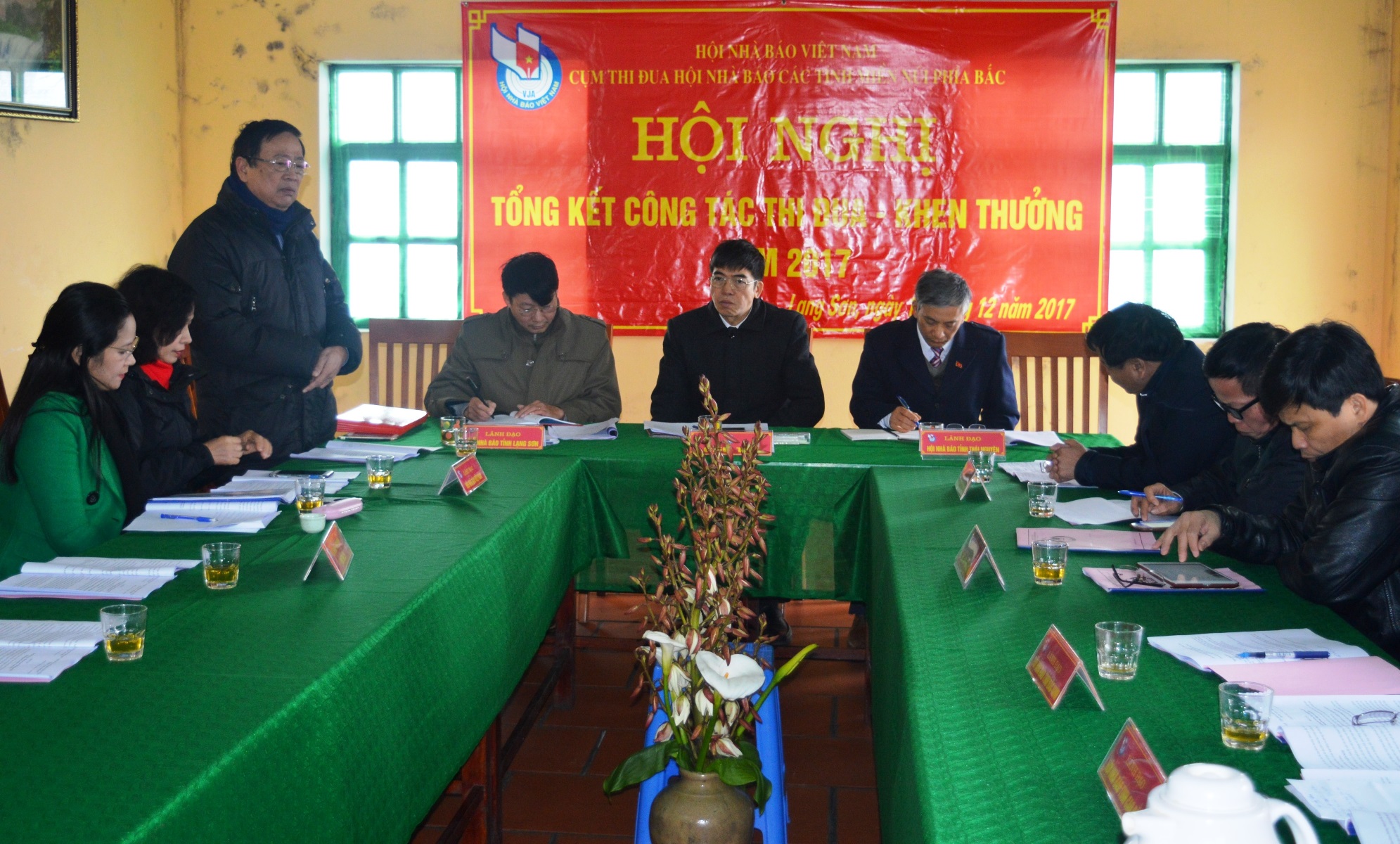 Cụm thi đua Hội Nhà báo tỉnh miền núi phía Bắc tổng kết khen thưởng năm 2017