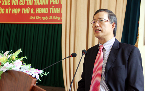 Cách chức nguyên Bí thư Tỉnh uỷ Vĩnh Phúc đối với ông Phạm Văn Vọng