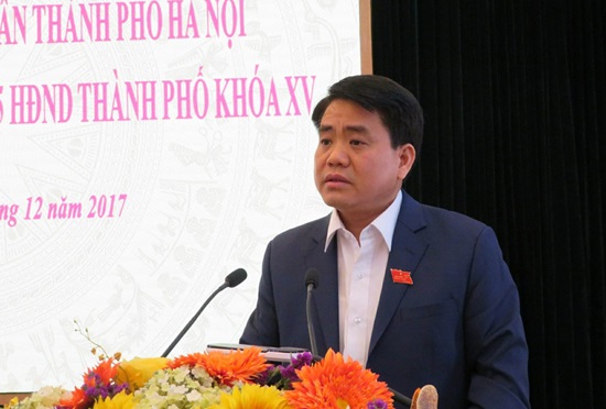 Chủ tịch UBND thành phố Hà Nội Nguyễn Đức Chung