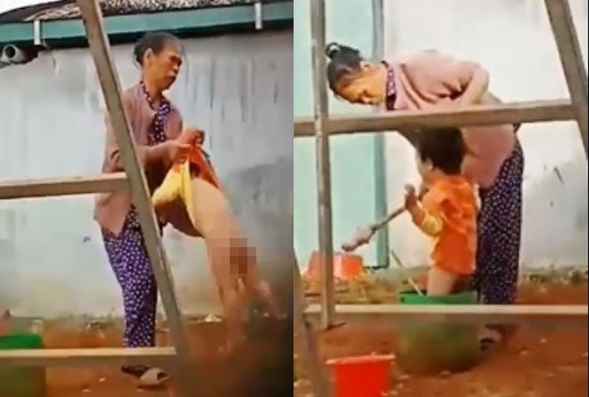 Đắk Nông: Một cháu bé bị bạo hành giữa trời đông