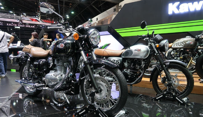 Phát thèm xế nổ cổ điển Kawasaki W250 vừa ra mắt