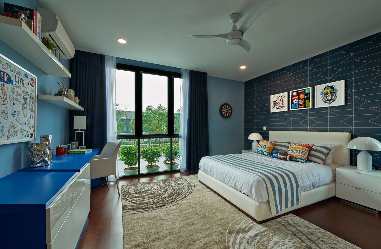 Mỗi ngôi nhà tại The Mansions đều có tối thiểu 4 phòng ngủ và phòng tắm riêng được trang bị nội thất sang trọng.