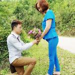 Hình ảnh tình cảm của hai nhân vật chính.